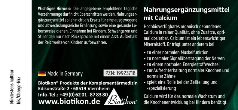 Calcium citrate powder