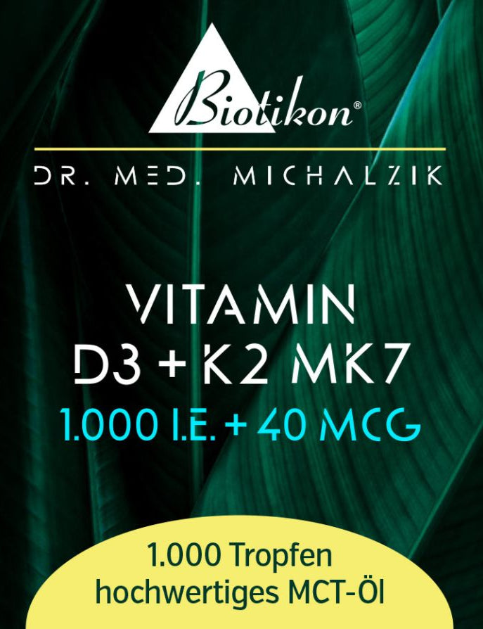 Vitamin D3 + K2 MK7, 1,000 IU + 40 mcg (30 ml)