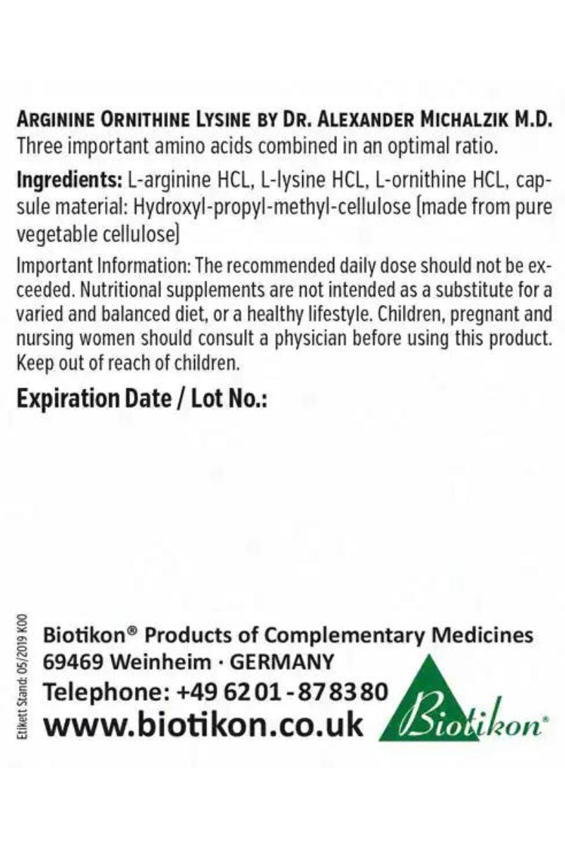 Arginine Ornithine Lysine