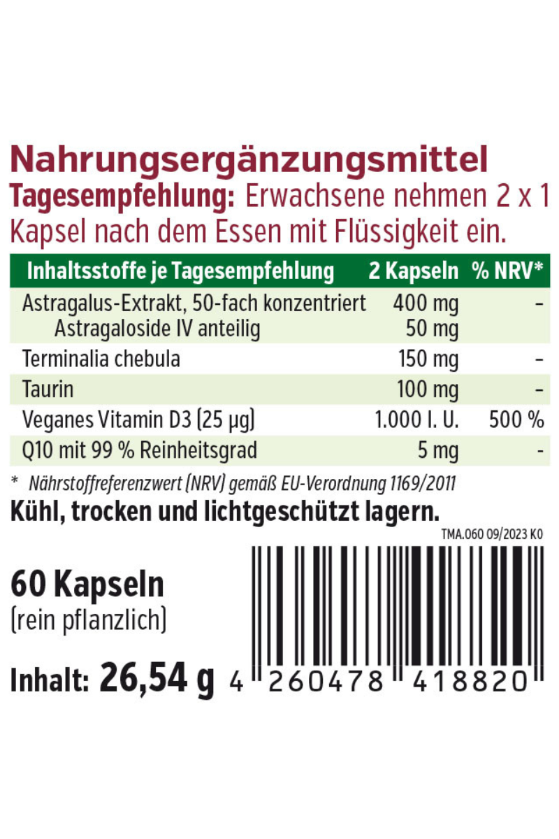 Telomere Maintenance Formula