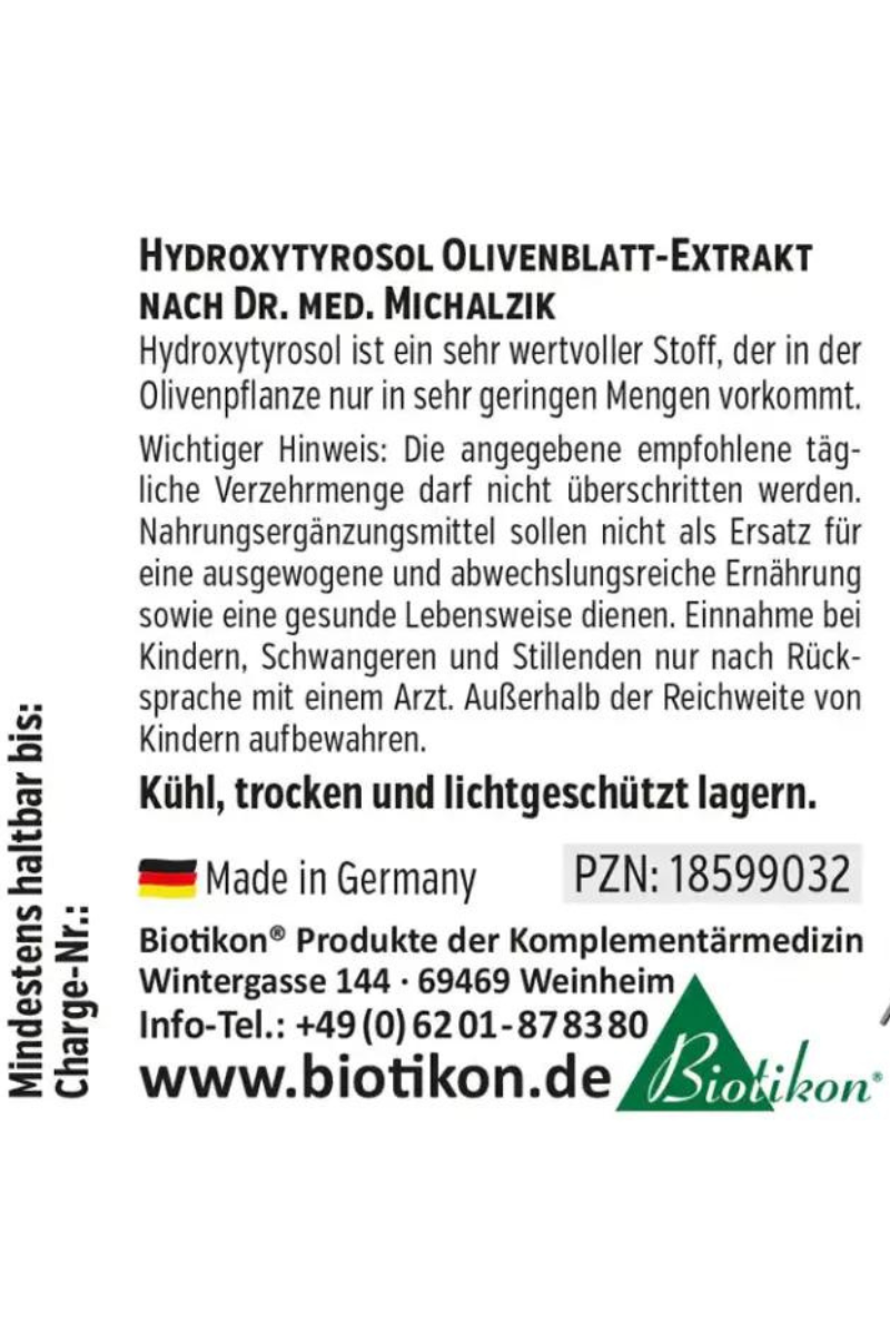 Hydroxytyrosol Olive Leaf Extract