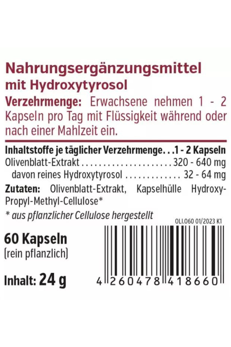 Hydroxytyrosol Olive Leaf Extract