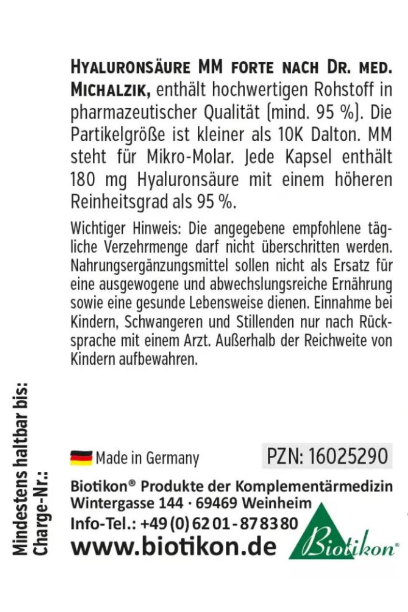 Hyaluronic Acid MM Forte