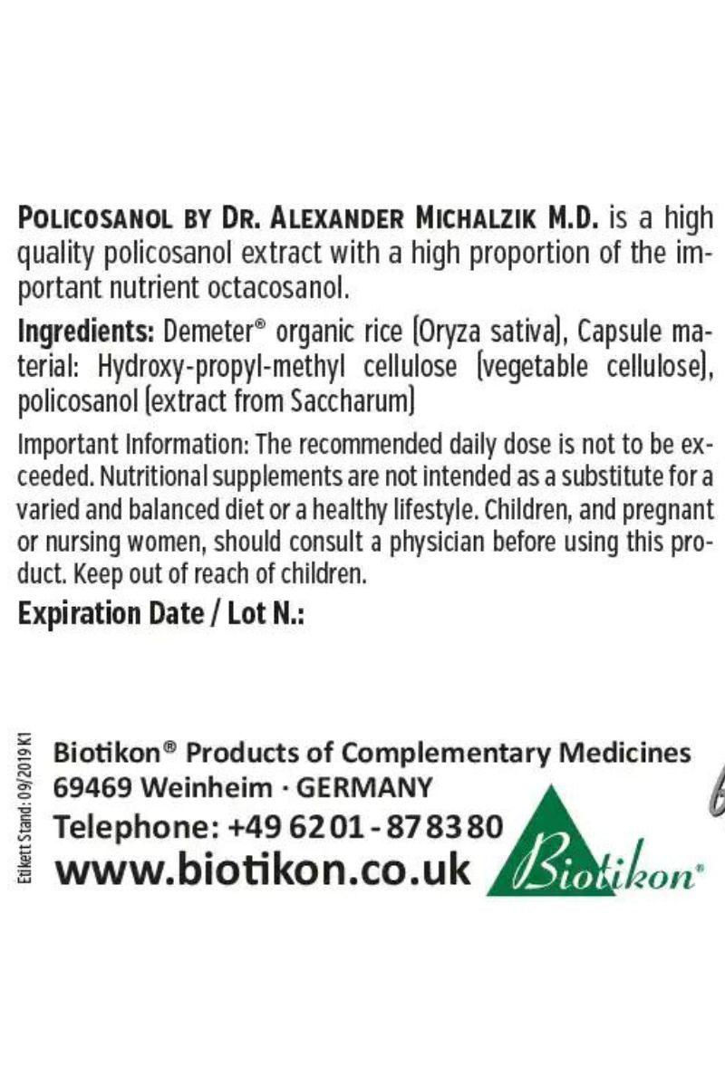 Policosanol 20 mg PRO Octacosanol 13 mg