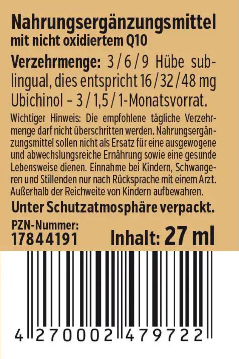 Q10 - sublingual liquid
