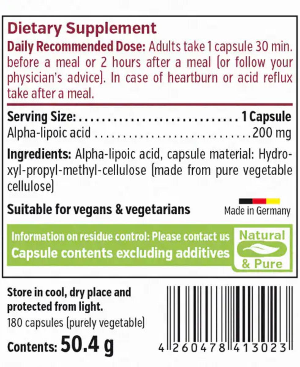 Alpha-lipoic acid