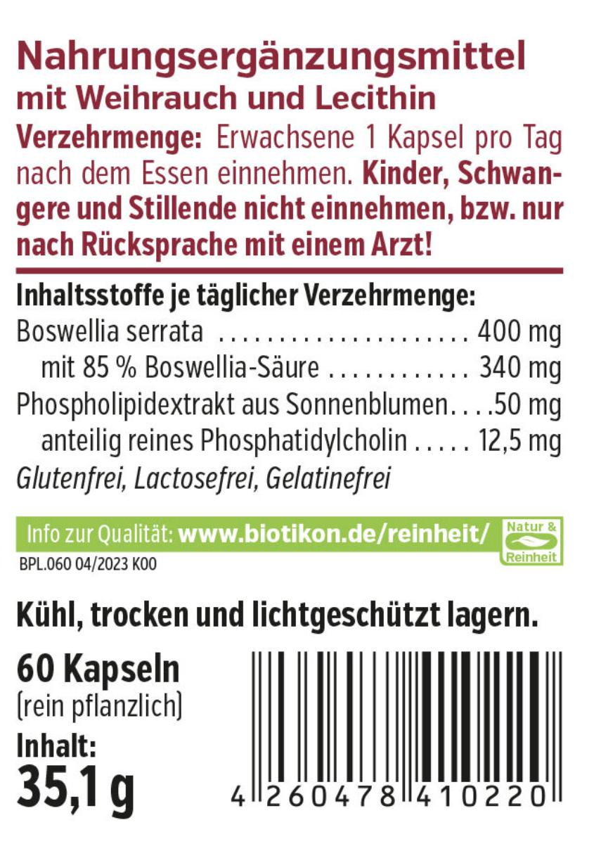 Fosfolípidos de incienso BS-85