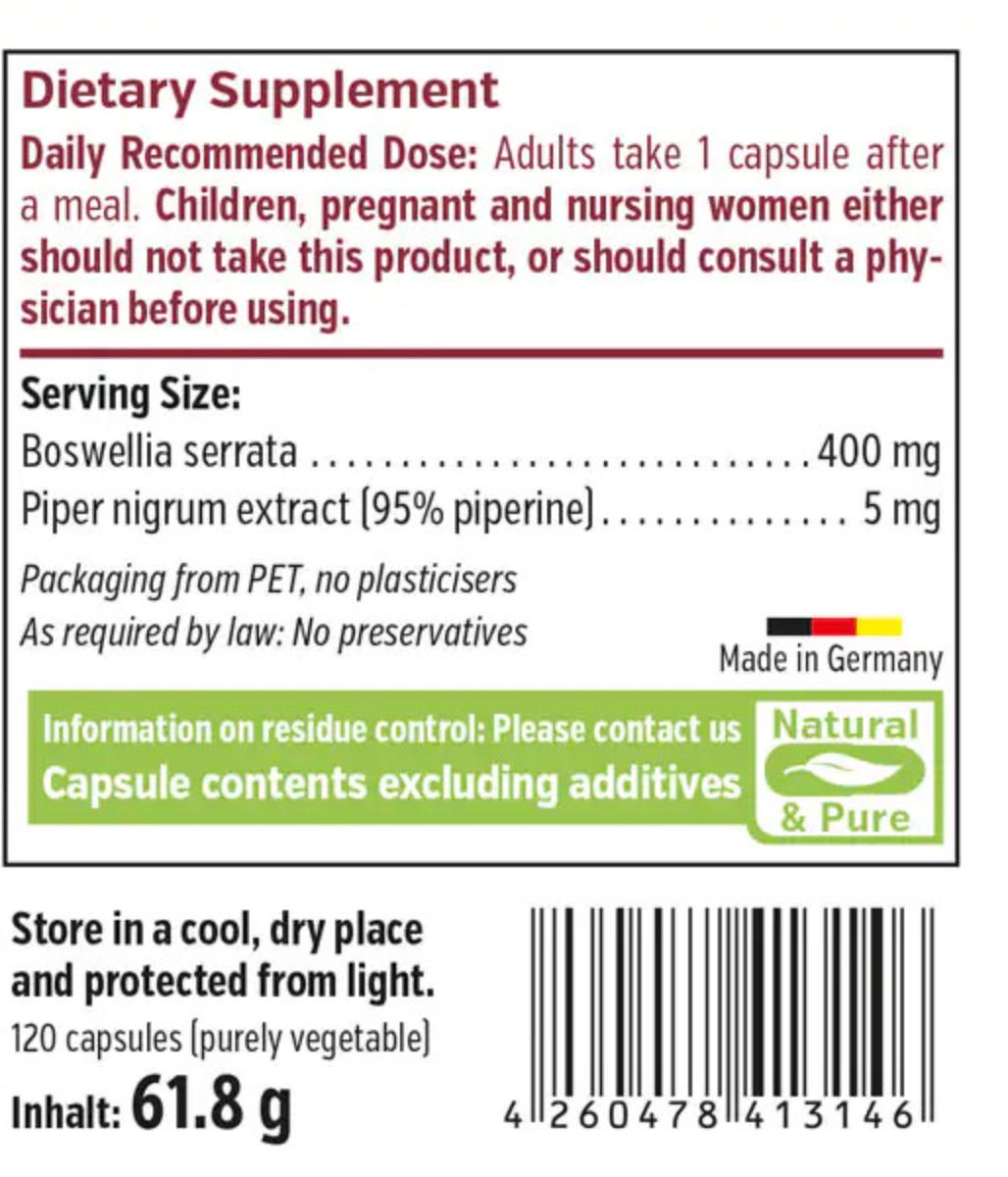 Frankincense BS-85 PRO Piperine