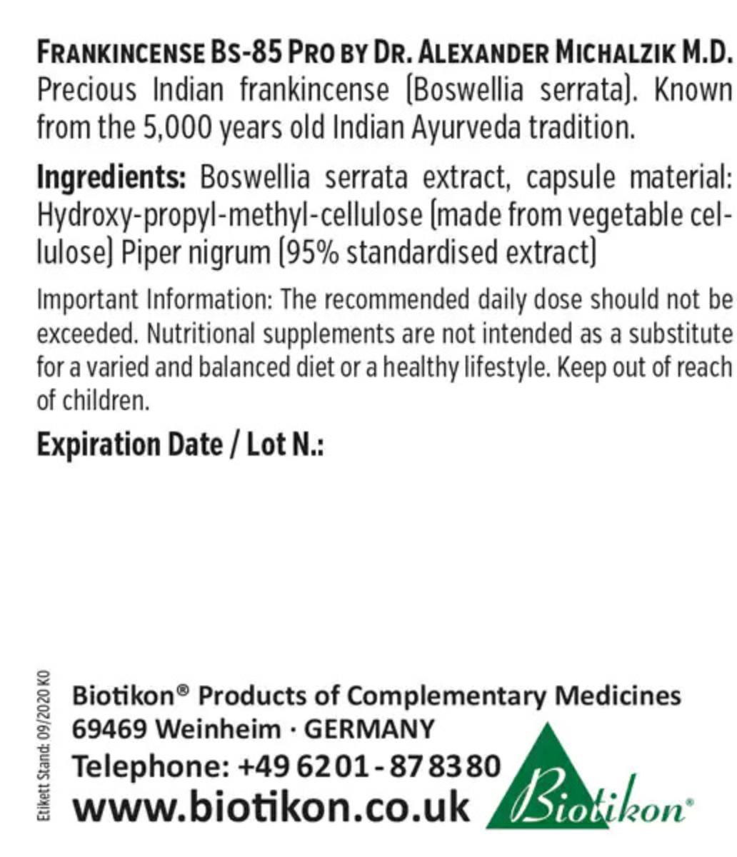 Frankincense BS-85 PRO Piperine