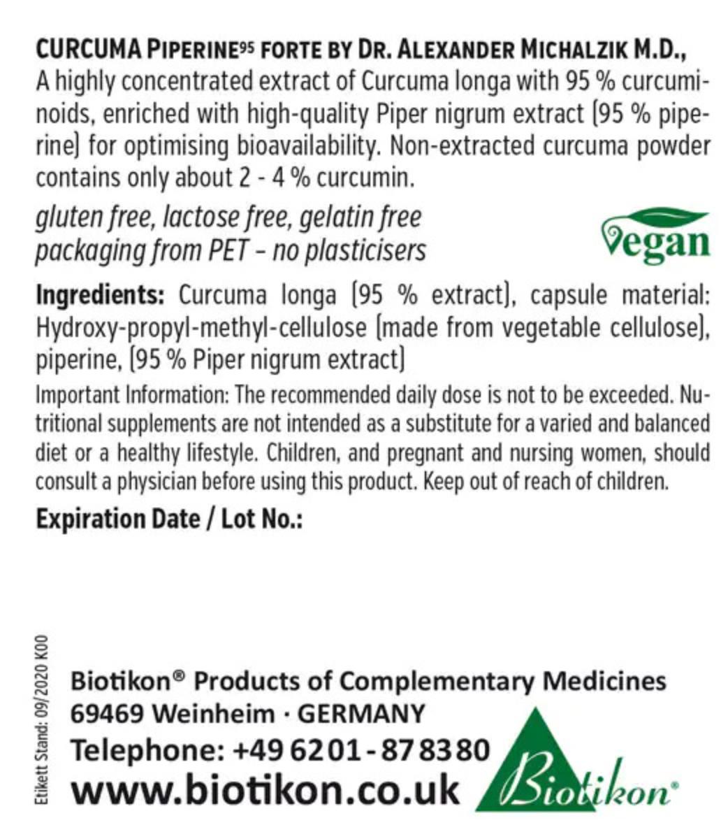 Curcuma Piperine forte - Gurkemeje-ekstrakt