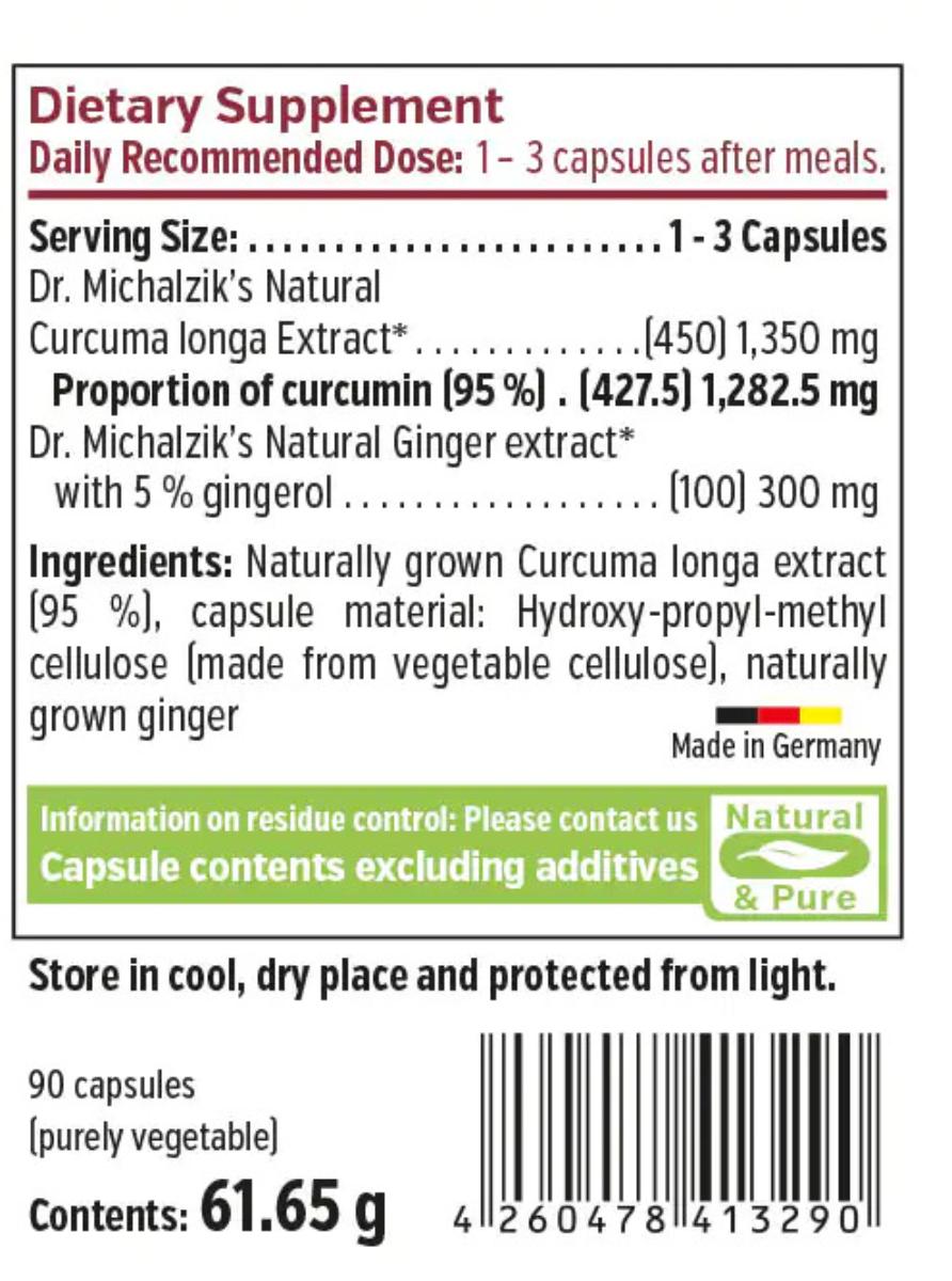 Curcumin forte from Organic Curcuma + Ginger