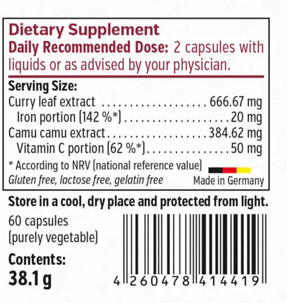 Iron, Purely Vegetable