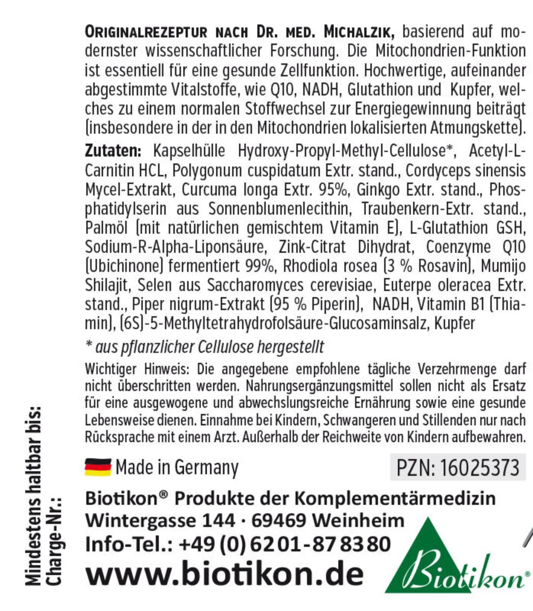 Mitochondrium forte PRO + PQQ - Bunt