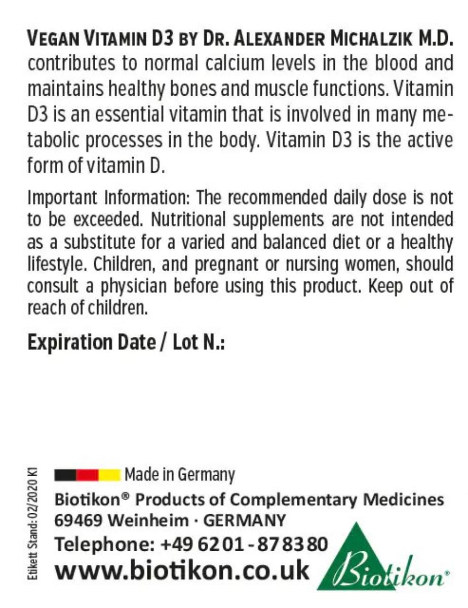 Vegan Vitamin D3