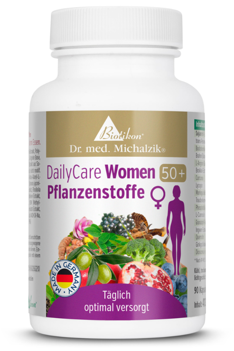 
                    
                      DailyCare Kvinner 50+ Plantestoffer
                    
                  