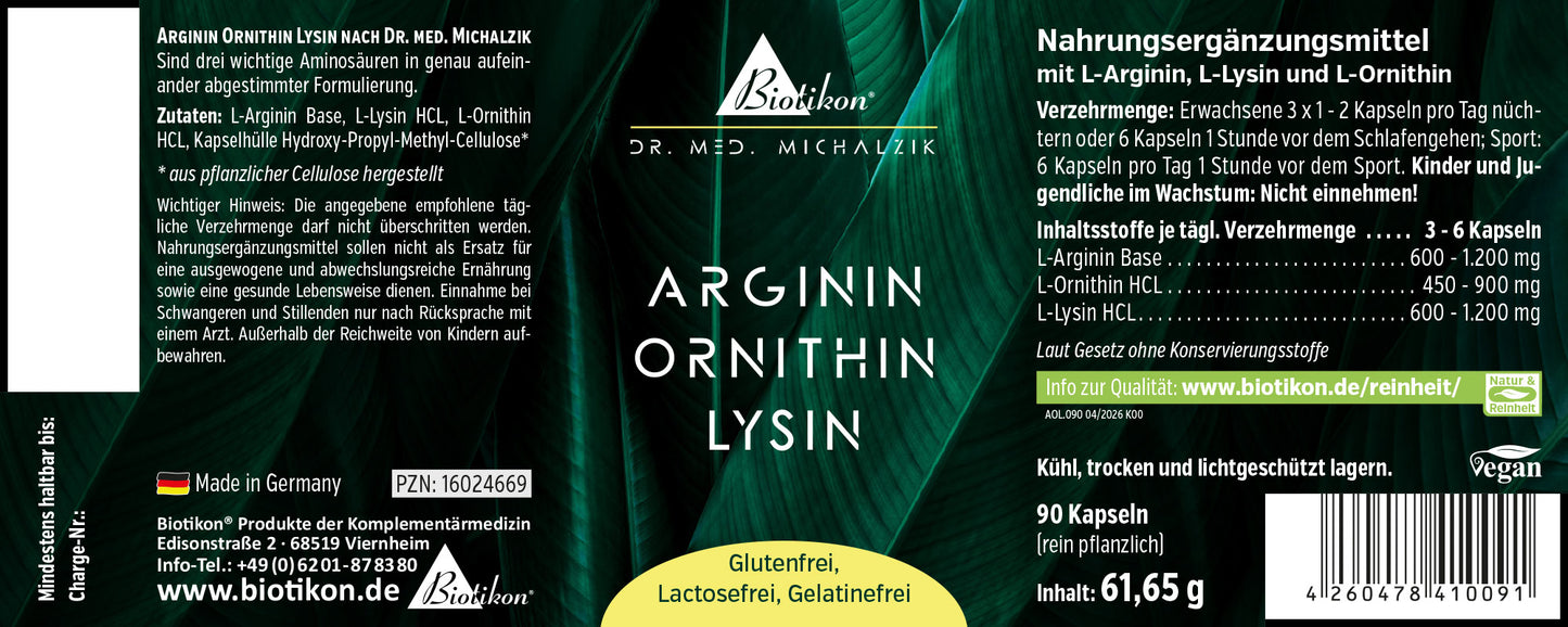 
                    
                      Arginine Ornithine Lysine
                    
                  