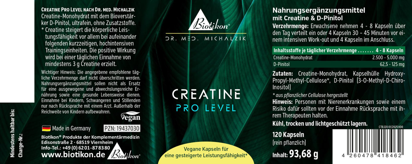 
                    
                      Creatine Pro Level
                    
                  