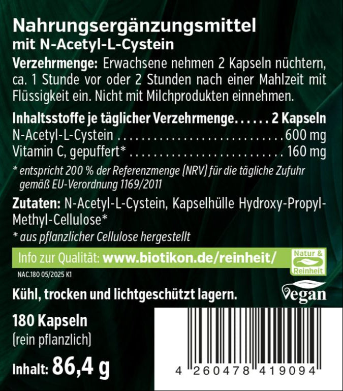 
                    
                      N-Acetyl-Cysteine
                    
                  