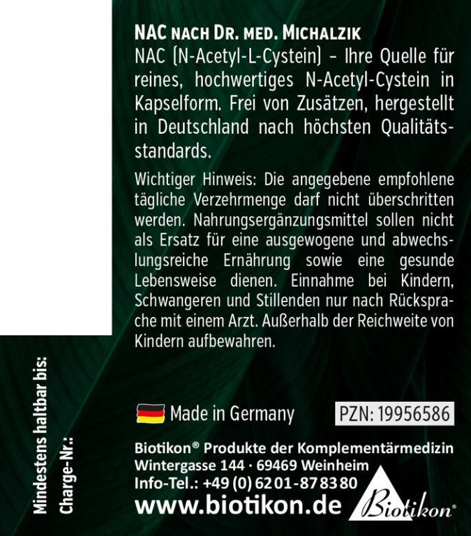 
                    
                      N-Acetyl-Cysteine
                    
                  