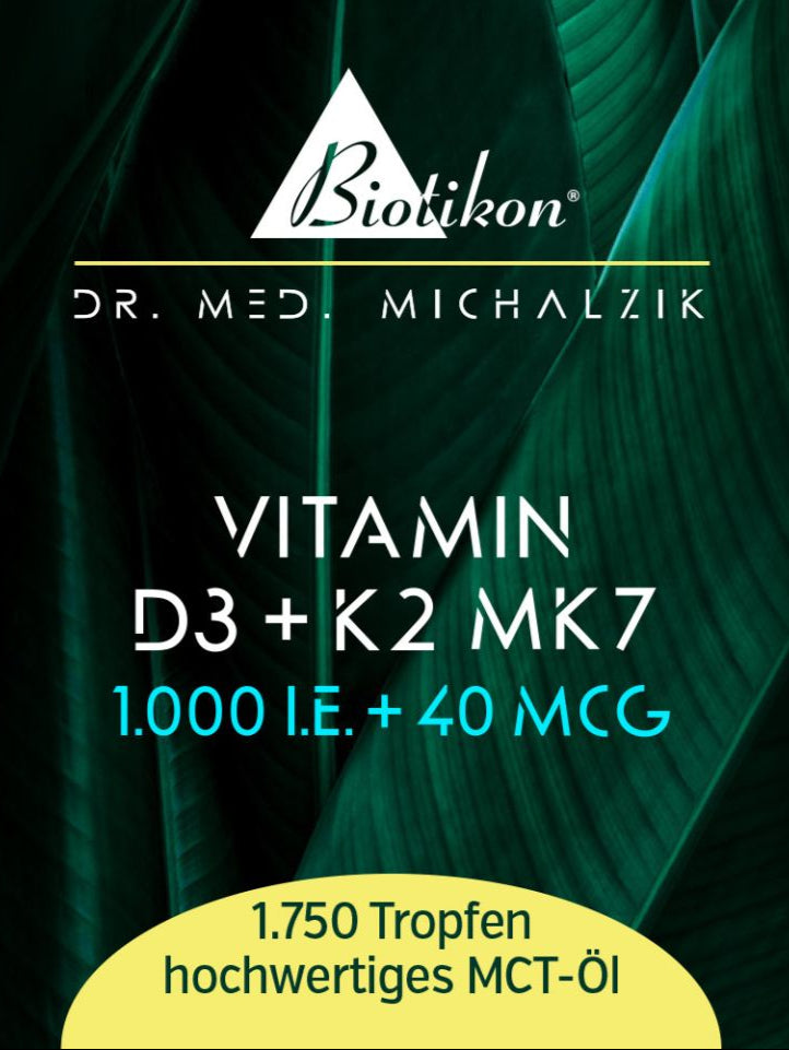 
                    
                      Vitamin D3 + K2 MK7, 1.000 I.E. + 40 MCG (50 ml)
                    
                  