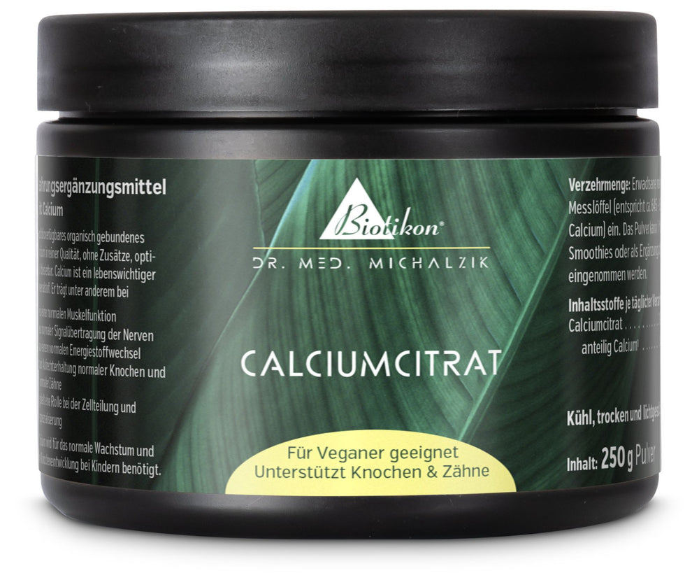 Calcium citrate powder