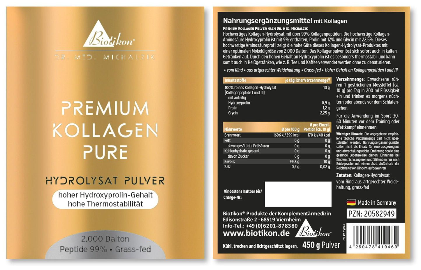 
                    
                      Premium Pure Collagen Hydrolysate – Powder
                    
                  