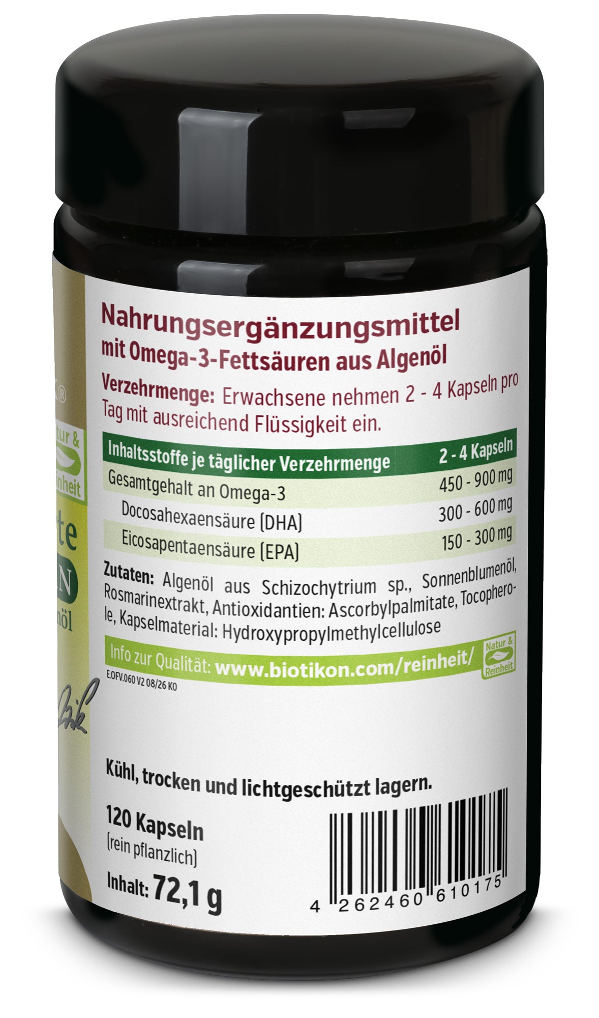 
                    
                      Omega-3 forte vegano
                    
                  