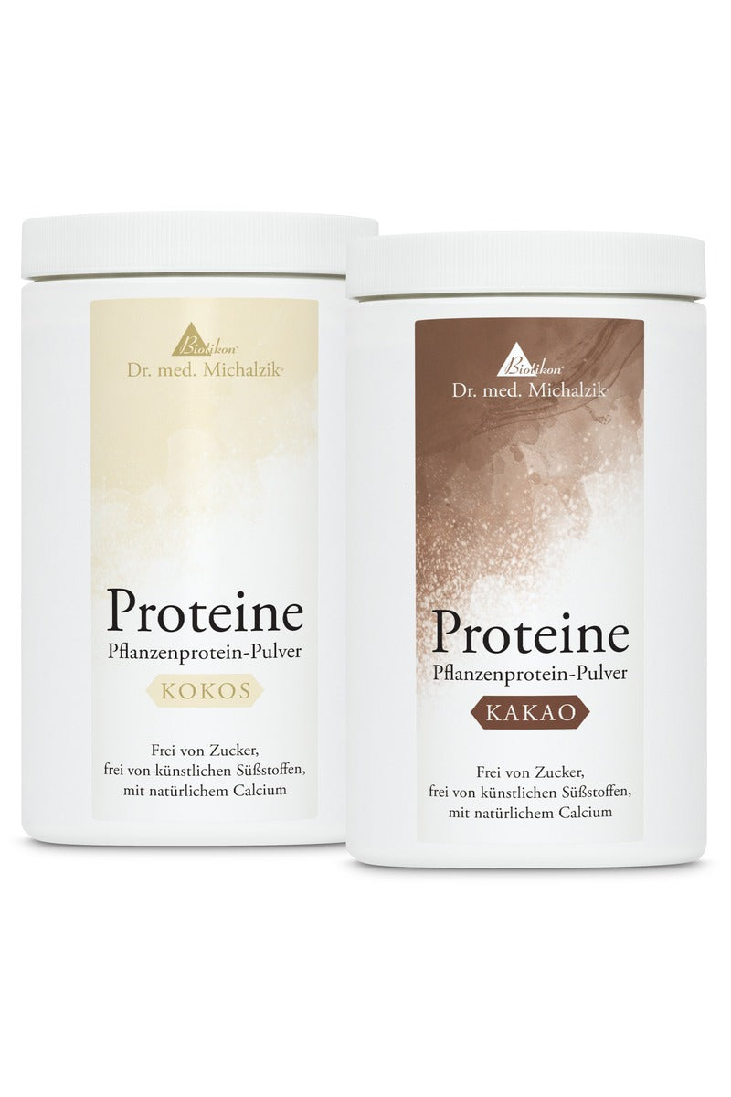 
                    
                      Pachet 2 Proteine ​​- Cacao + Cocos
                    
                  