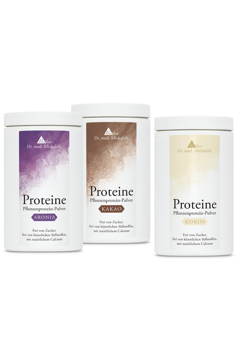 Pack de 3 Protéines - Noix de Coco + Aronoa + Cacao
