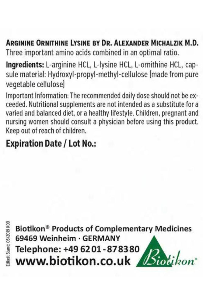 
                    
                      Arginine Ornithine Lysine
                    
                  