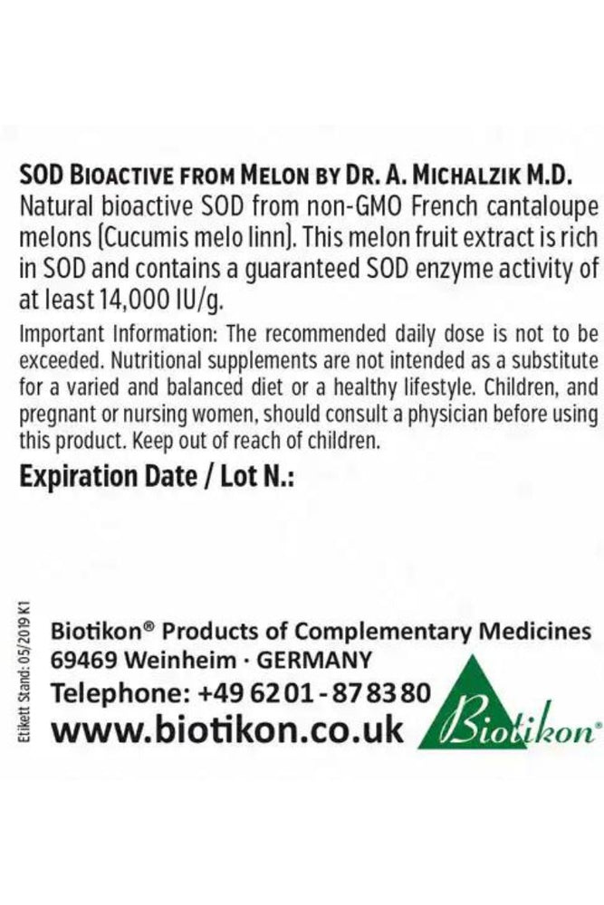 
                    
                      SOD Bioactif
                    
                  