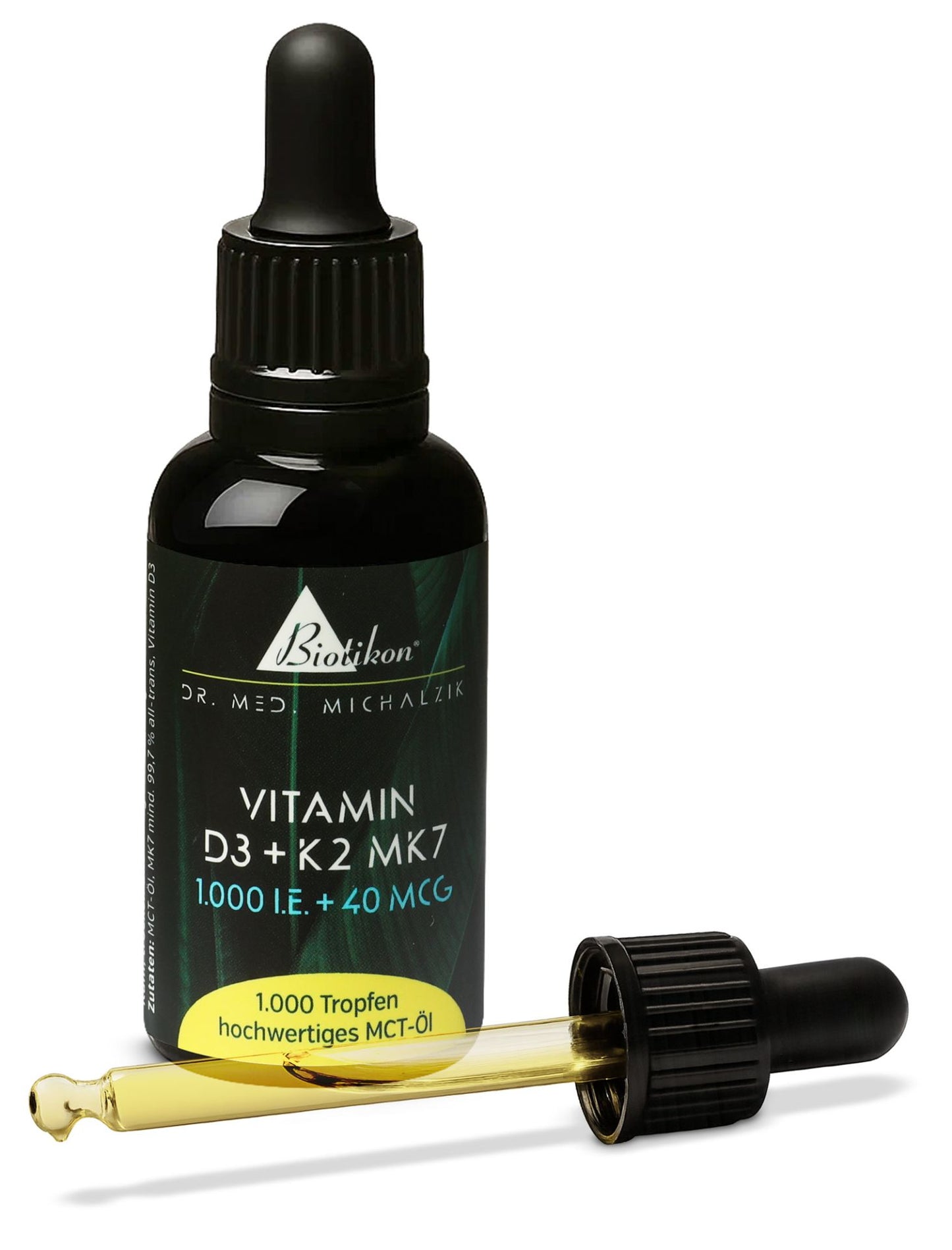 
                    
                      Vitamin D3 + K2 MK7, 1,000 IU + 40 mcg (30 ml)
                    
                  