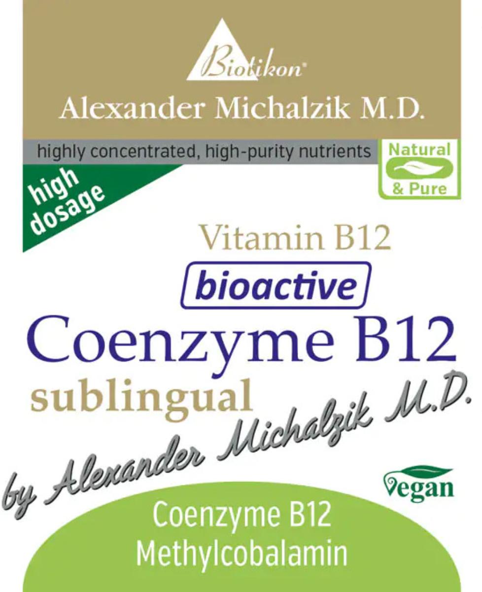 
                    
                      Coenzyme B12 bioactif, sublingual
                    
                  