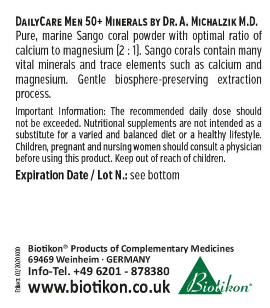 
                    
                      DailyCare Men 50+ Minerals
                    
                  