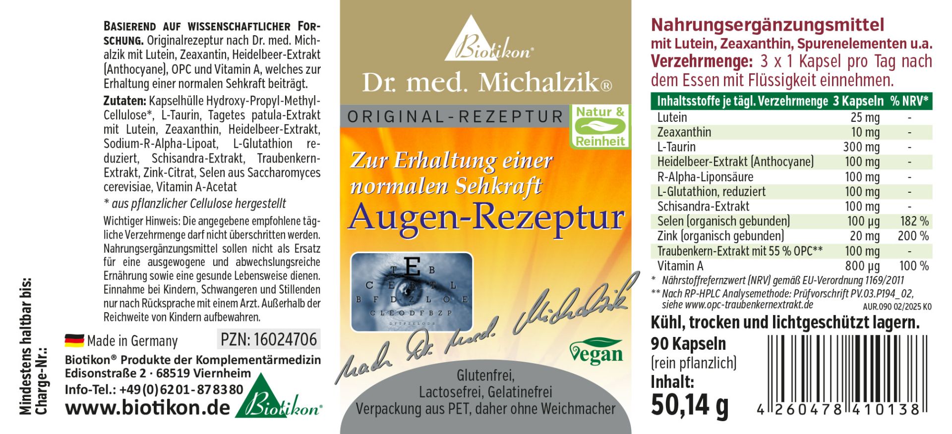 Augen-Rezeptur – biotikon®