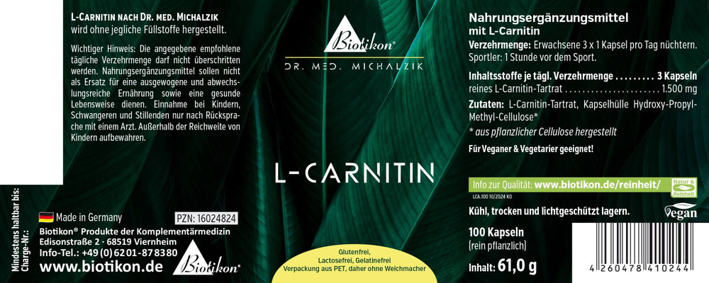 
                    
                      L-carnitină
                    
                  