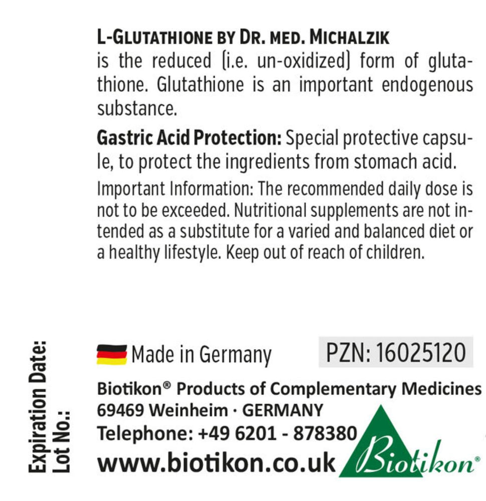 GSH L-Glutathion biotikon GSH L-Glutathion biotikon
