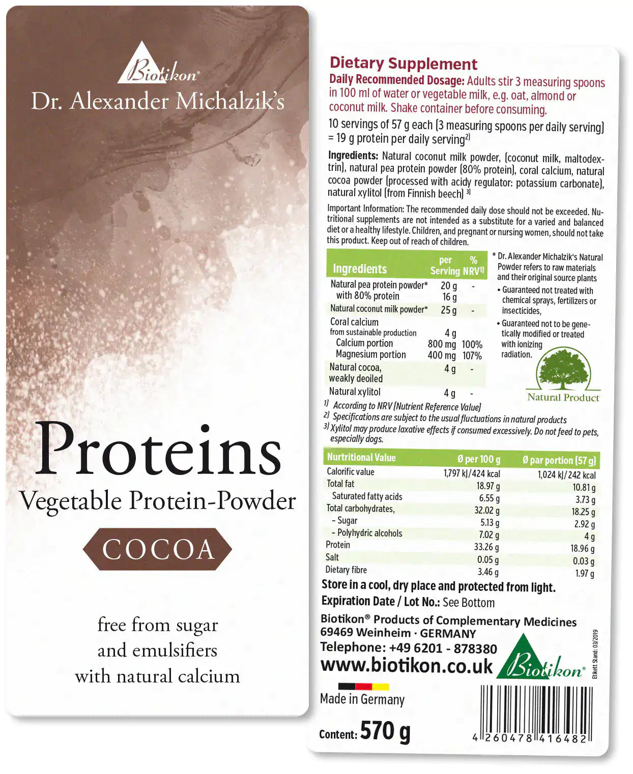 
                    
                      Pack de 3 Protéines - Noix de Coco + 2x Cacao
                    
                  