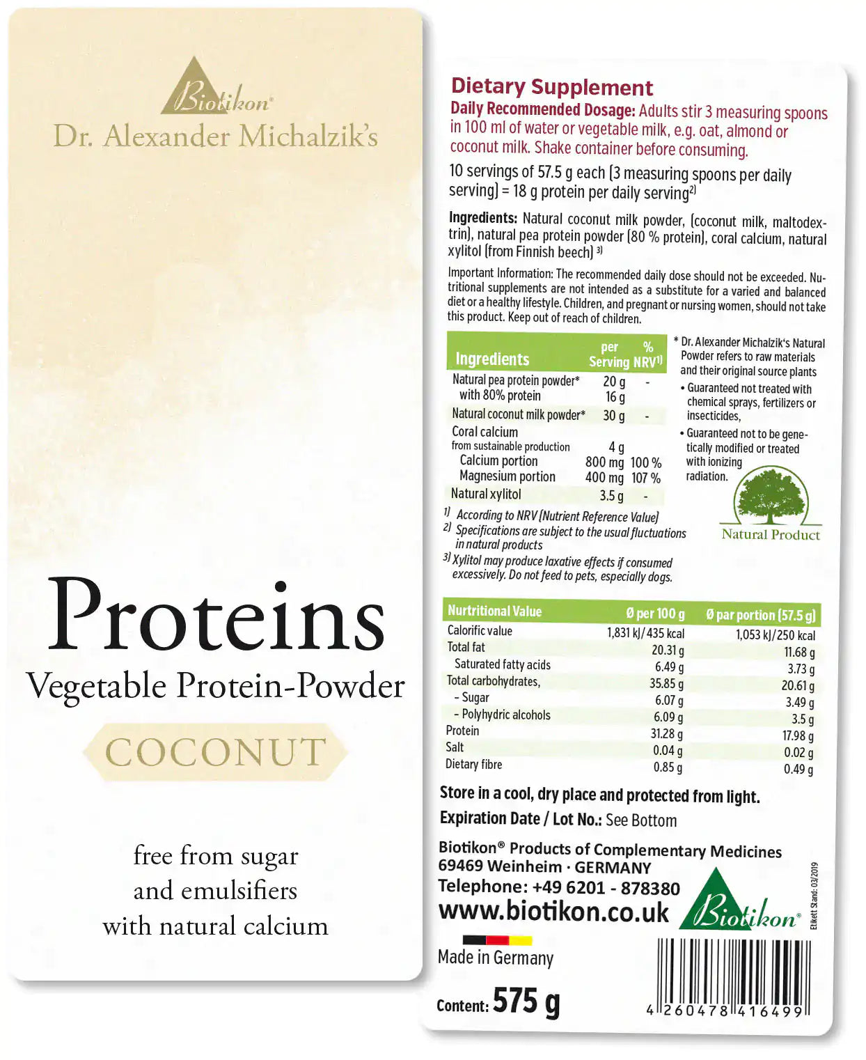 
                    
                      Pack de 3 Protéines - Noix de Coco + 2x Cacao
                    
                  